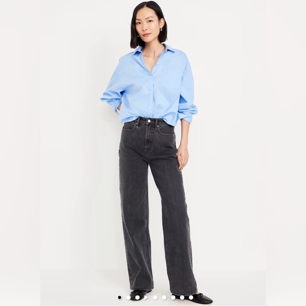 Old Navy Extra High Waisted Wide Leg Jean